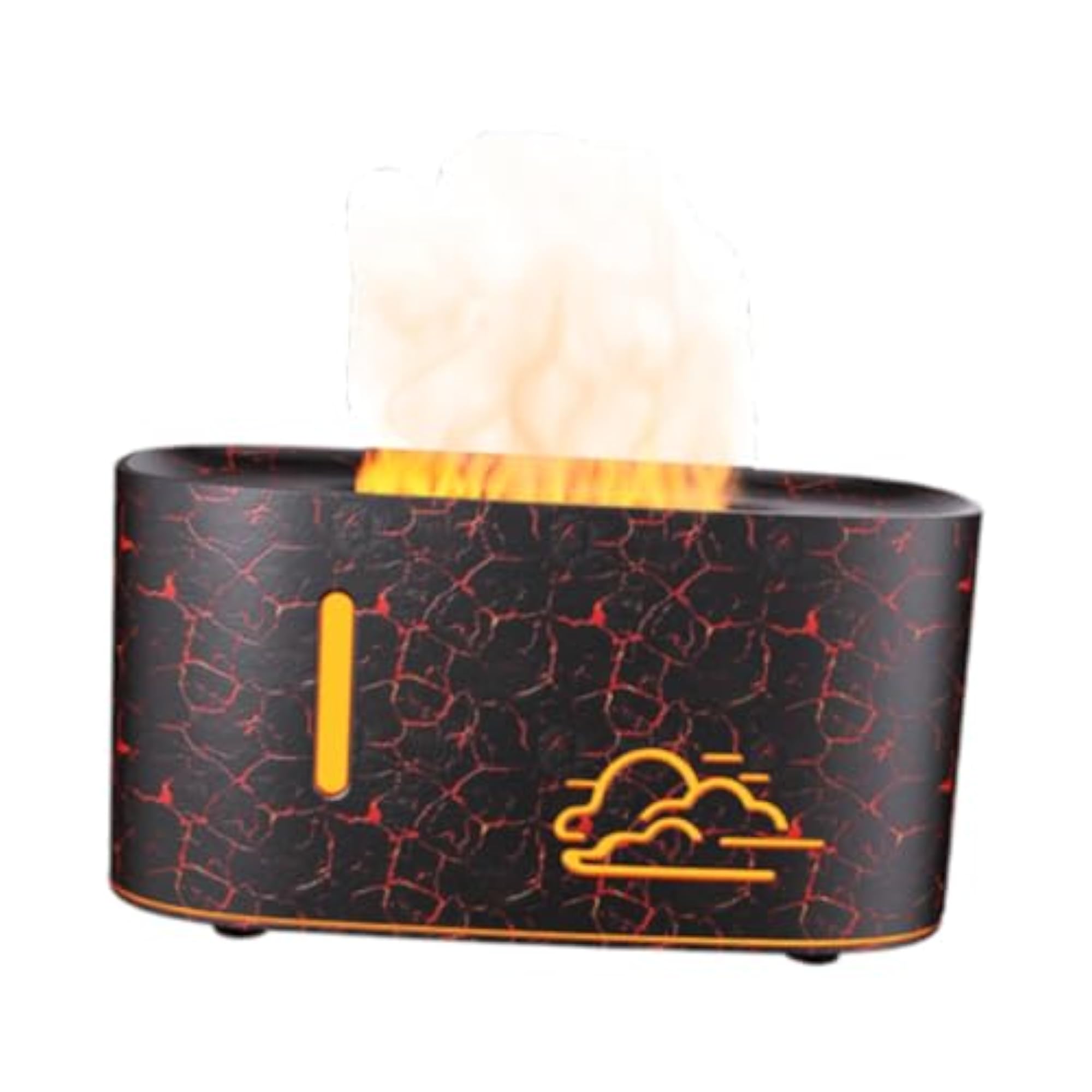 Flame Air Humidifier Mute Diffuser, Black